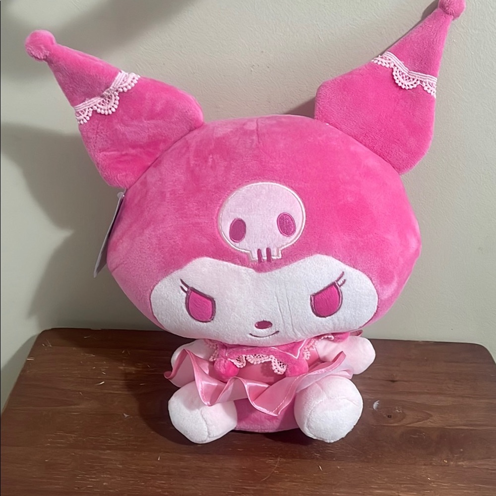 New HELLO KITTY and Friends KUROMI Plush PINK 12"